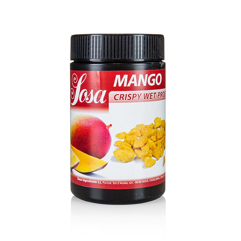 Sosa Crispy - Mango, Wet Proof, mit Kakaobutter ummantelt (38782) - 400 g - Pe-dose