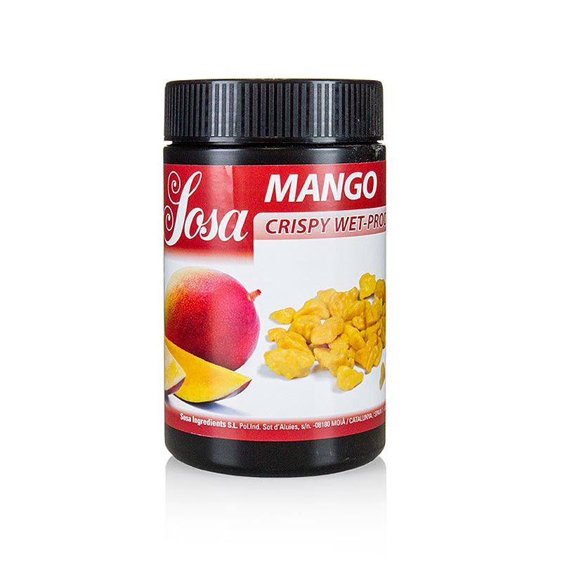 Sosa Crispy - Mangue, résistant à l`humidité, enrobé de beurre de cacao (38782) - 400 g - Pe-dose