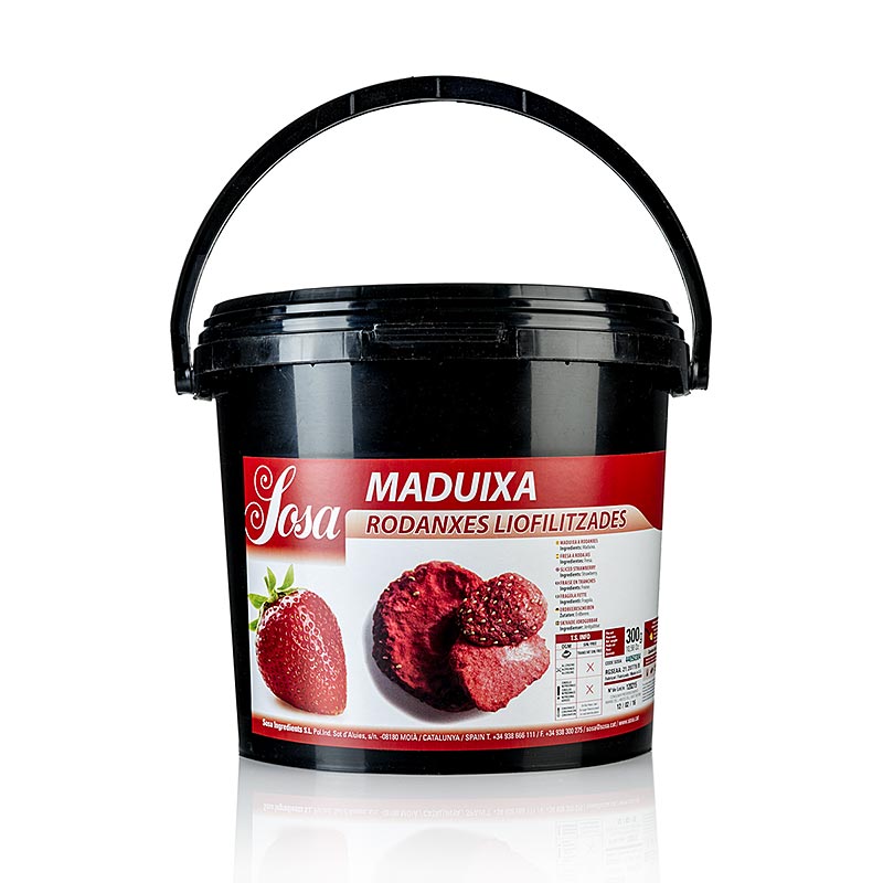 Gefriergetrocknete Erdbeeren, in Scheiben - 300 g - Pe-eimer Gefriergetrocknete Erdbeeren, in Scheiben - 300 g - Pe-eimer