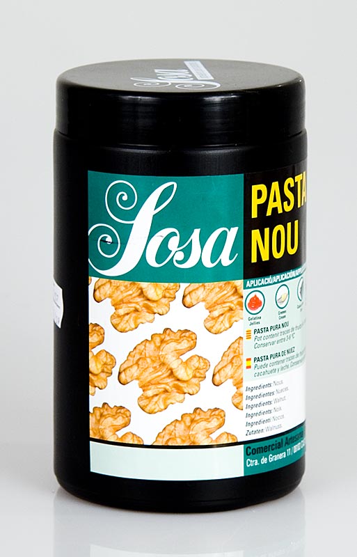 Sosa-pasta - walnoot, rauw - 1 kg - Pe-dosis