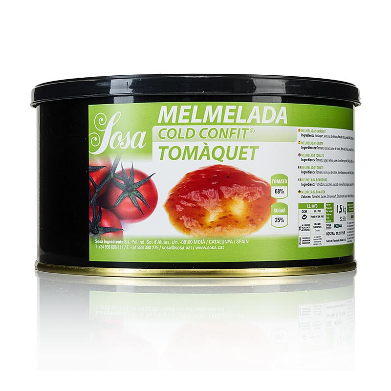 Sosa Cold Confit - Tomatenkonfitüre - 1,5 kg - Dose Sosa Cold Confit - Tomatenkonfitüre - 1,5 kg - Dose
