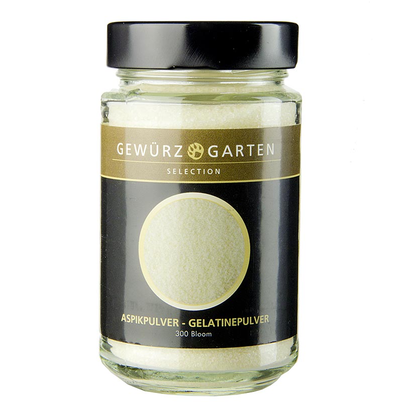 Gewürzgarten Aspikpulver - Speisegelatine (300 Bloom) - 150 g - Glas