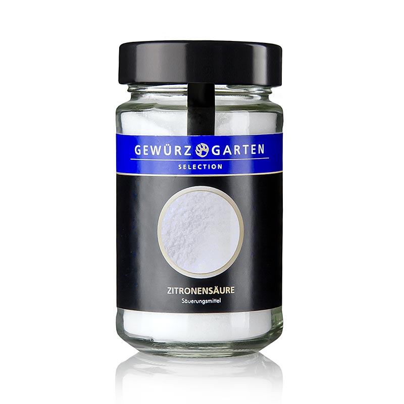 Spice Garden Citronsyre (Acidifier), E330 - 200 g - glas