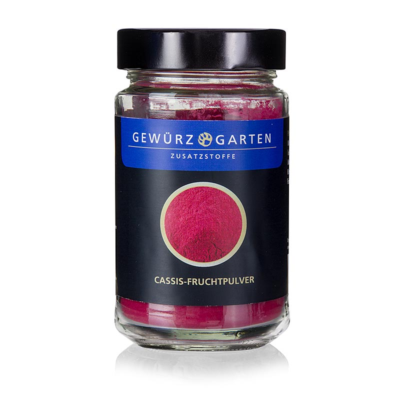 Gewürzgarten Cassis Fruchtpulver - 120 g - Glas