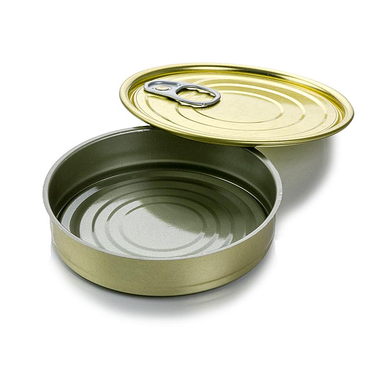Dose mit Deckel zum Füllen, rund, Ø120 x 22mm, 120ml, Alu, säurebeständig - 1 Stück - Lose Dose mit Deckel zum Füllen, rund, Ø120 x 22mm, 120ml, Alu, säurebeständig - 1 Stück - Lose