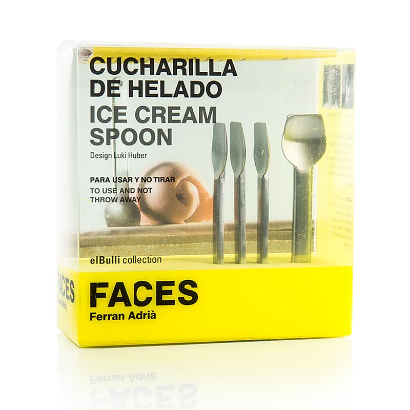 Icecream Spoon, Faces, Eislöffel, FA-105 - 4 St - Box Icecream Spoon, Faces, Eislöffel, FA-105 - 4 St - Box