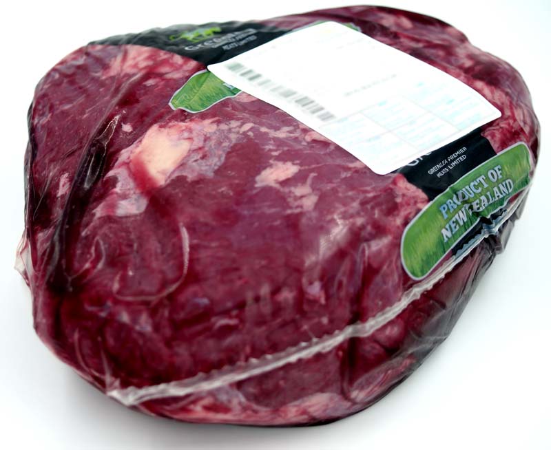 Bøf hofter, oksekød, kød, Greenlea fra New Zealand - ca. 3 kg - vakuum