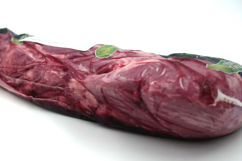 Filet without chain, beef, meat, Greenlea from New Zealand - about 2.2 kg - vacuum