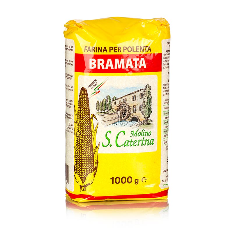 Polenta - Bramata Grossa, semoule de mais, grossiere - 1 kg - Sac