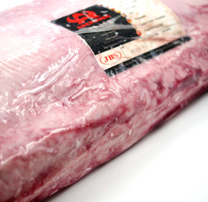 Roast Beef with Chain / Striploin, Beef, Meat, Australia Aberdeen Black - about 4 - 6 kg / 1 piece - vacuum