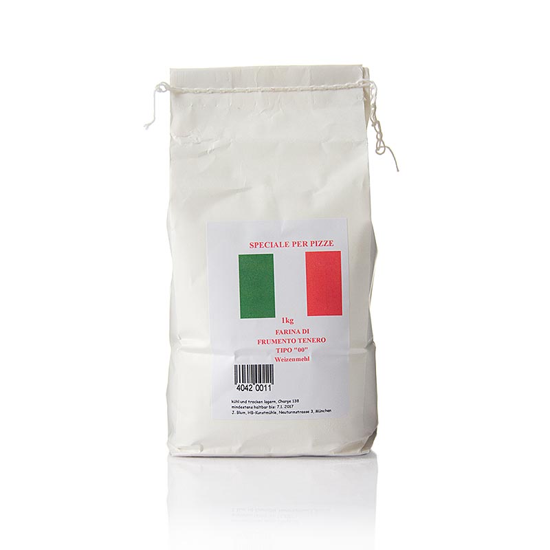 Pizzamel, type 00, Hofbrau-Kunstmuhle Blum - 1 kg - Taske Pizzamel, type 00, Hofbrau-Kunstmuhle Blum - 1 kg - Taske