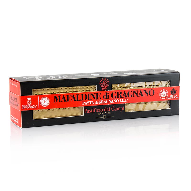 Pastificio dei Campi - No.20 Mafaldine, Pasta di Gragnano IGP - 500 g - Box Pastificio dei Campi - No.20 Mafaldine, Pasta di Gragnano IGP - 500 g - Box