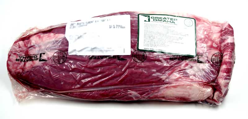 US Prime Beef Flanksteak 2 stykker / Btl., Oksekød, kød, større Omaha Packers fra Nebraska - ca. 1,8 kg - vakuum