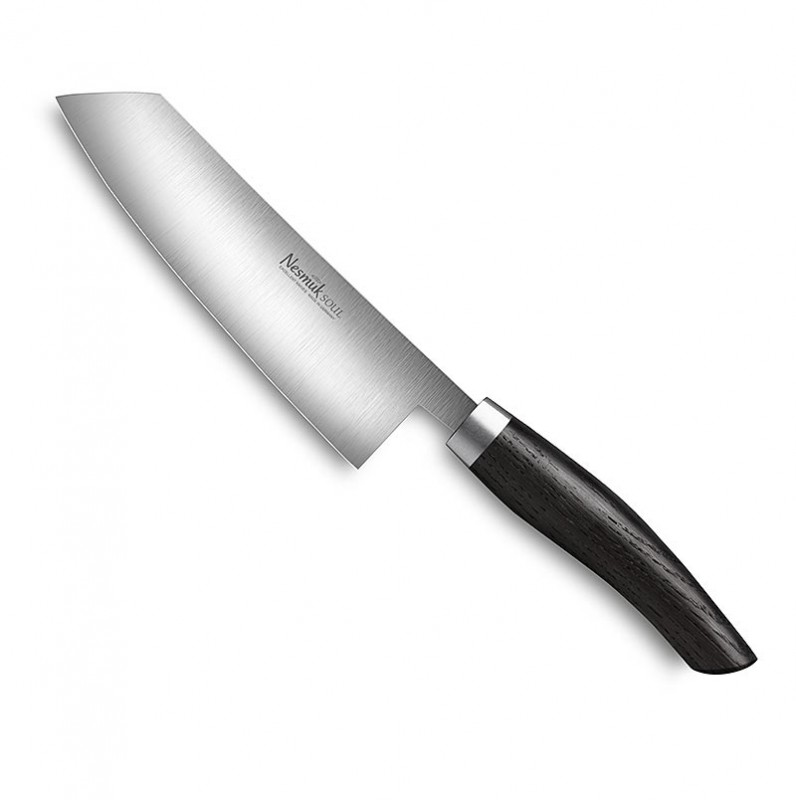 Nesmuk Soul kokkens kniv, 140mm, mose eik håndtag - 1 stk - kasse