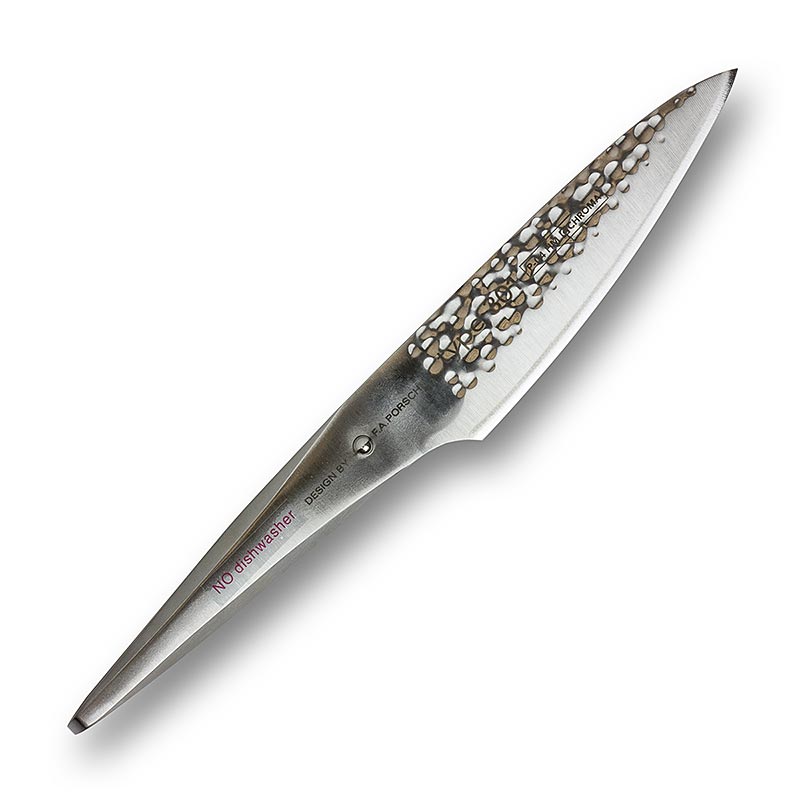 Chroma type 301 P-4 HM Kochmesser Hammerschlag, 14,2 cm - Design by F.A. Porsche - 1 St - Holzkiste Chroma type 301 P-4 HM Kochmesser Hammerschlag, 14,2 cm - Design by F.A. Porsche - 1 St - Holzkiste