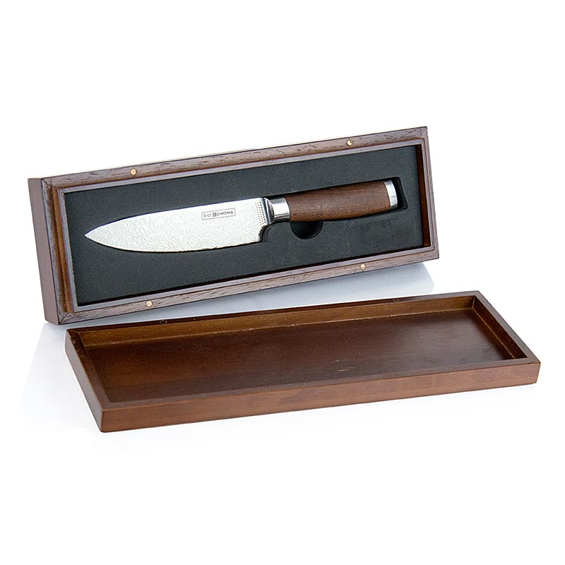 Chroma Dorimu D-01, utility knife, 12 cm, full damask - 1 piece - box