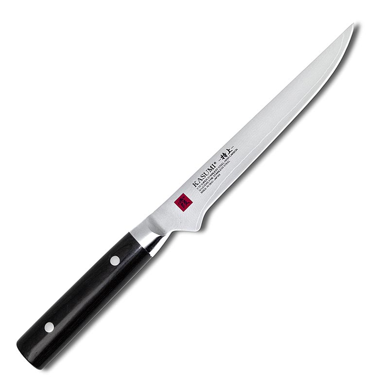 Kasumi K-07 Damaskus Superior, udbenings kniv, 16cm - stykke - kasse