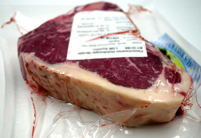 Porterhouse Steak 25 dagen droog van de Beierse vaars, rundvlees, vlees uit Duitsland - ongeveer 0,7 kg - vacuüm