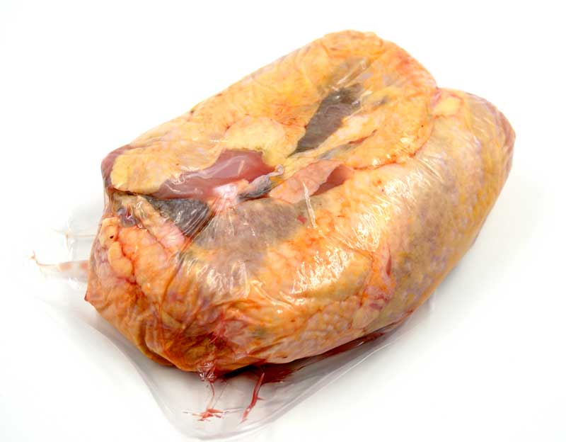 Guinea fowl breast with wings 4 pieces, poultry from France - about 700 gr - vacuum