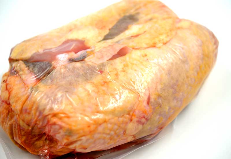 Guineahøns bryst med vinger 4 stykker, fjerkræ fra Frankrig - ca. 700 gr - vakuum