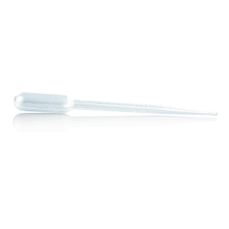 Pasteurpipette, Saugvolumen 3ml, 15cm lang, graduiert, Kunststoff - 1 St - Lose Pasteurpipette, Saugvolumen 3ml, 15cm lang, graduiert, Kunststoff - 1 St - Lose
