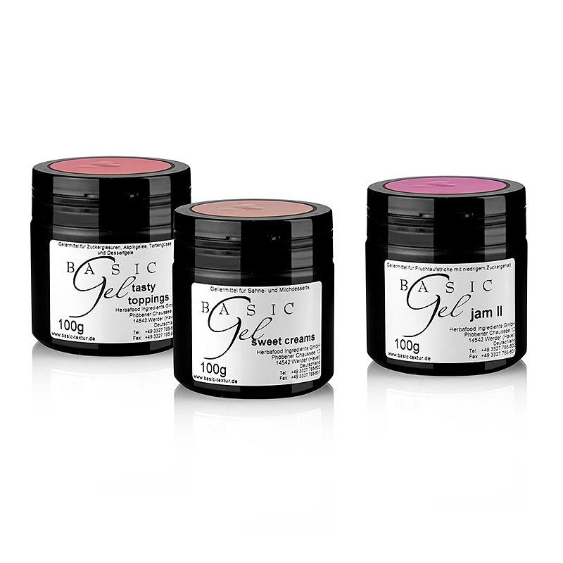 Herba Cuisine Pektin Set - 300 g, 3 x 100g - Lose Herba Cuisine Pektin Set - 300 g, 3 x 100g - Lose