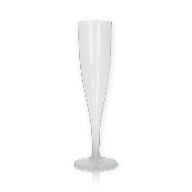 Einweg Champagnerglas, Kunststoff, klar - 10 St - Karton