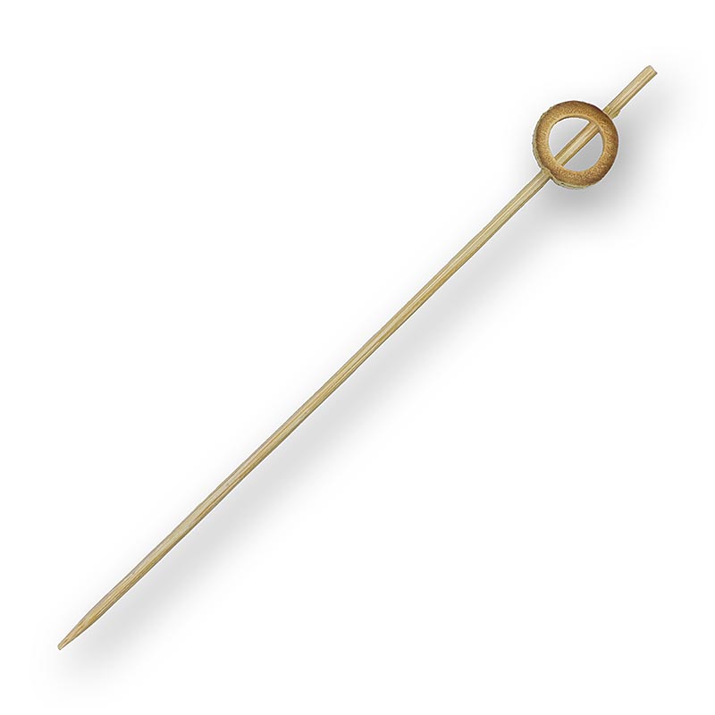 Holz-Spieße, mit gelochter Holzscheibe, 11,5 cm, 100% Chef - 100 St - Karton Holz-Spieße, mit gelochter Holzscheibe, 11,5 cm, 100% Chef - 100 St - Karton