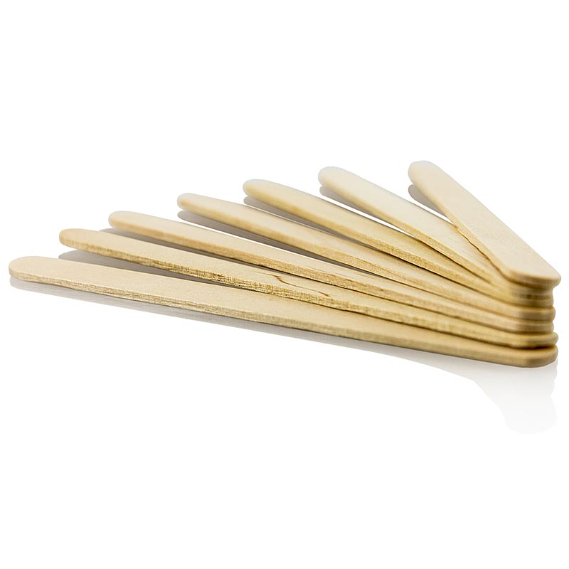 Holzstäbchen, für Eis, 113 x 10 x 2 mm, silikomart (HTMOSF-2) - 500 Stück - Packung