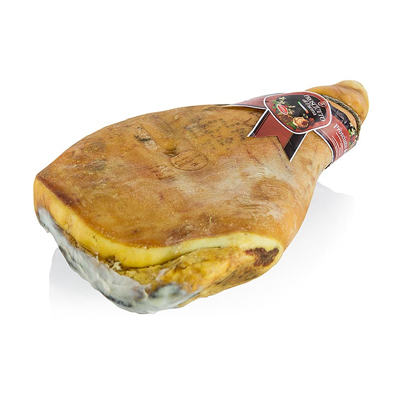 Martelli Parma Schinken Riserva, mind. 18 Monate, mit Knochen - ca.10 kg - Vakuum Martelli Parma Schinken Riserva, mind. 18 Monate, mit Knochen - ca.10 kg - Vakuum
