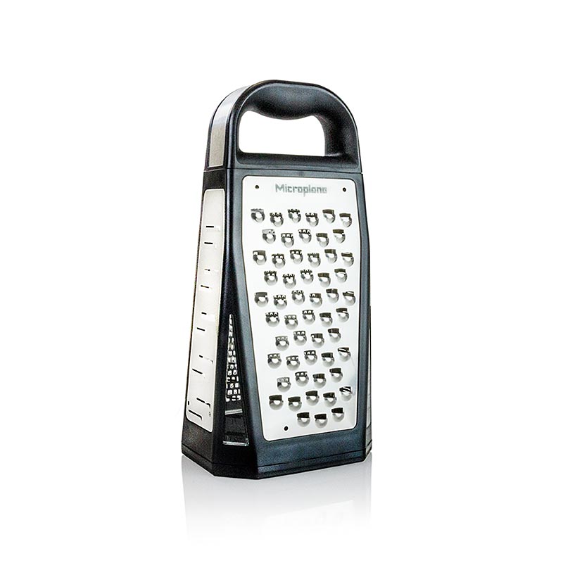 Elite series - tower grater, 5 grating surfaces, fine / planer / medium coarse / very coarse - 1 piece - foil