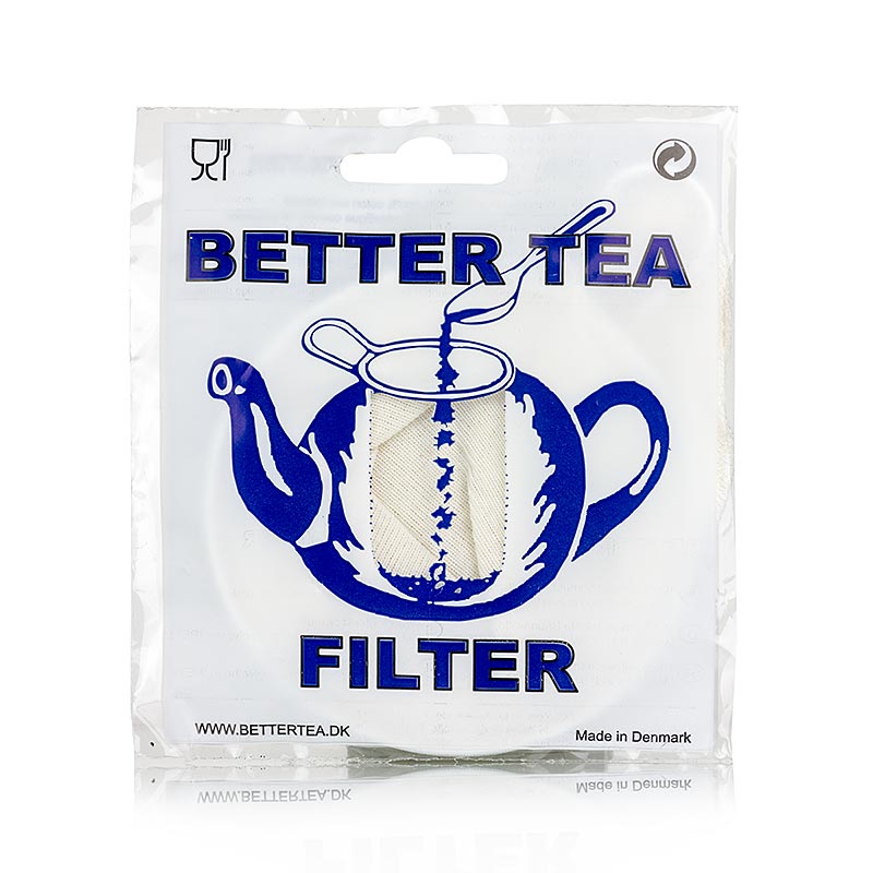 Better Tea Filter No. 3, Strumpfsieb, Ø 11cm - 1 Stück - Folie Better Tea Filter No. 3, Strumpfsieb, Ø 11cm - 1 Stück - Folie