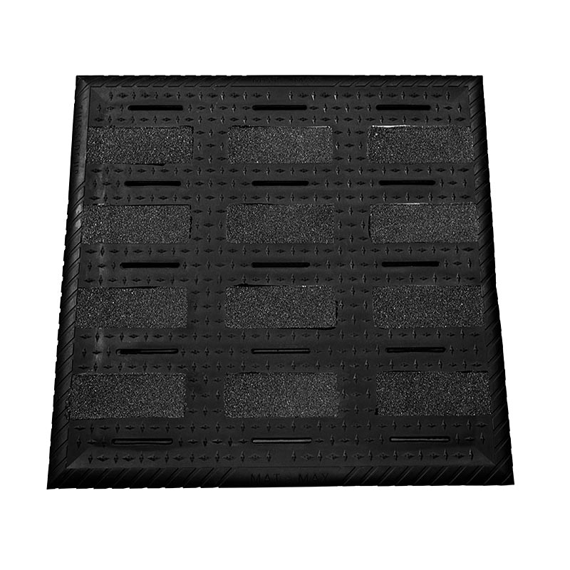 Tapis de sol en caoutchouc Turbo Clean, 75 x 75 cm, comme support pour tapis de sol - 1 pc - film