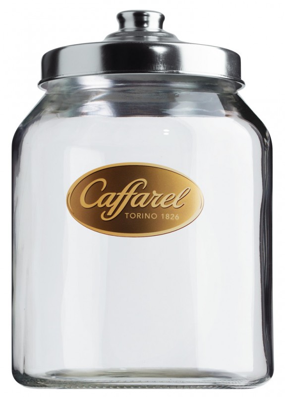 Bonbonglas, Caffarel - 23 x 18 cm - Stück Bonbonglas, Caffarel - 23 x 18 cm - Stück
