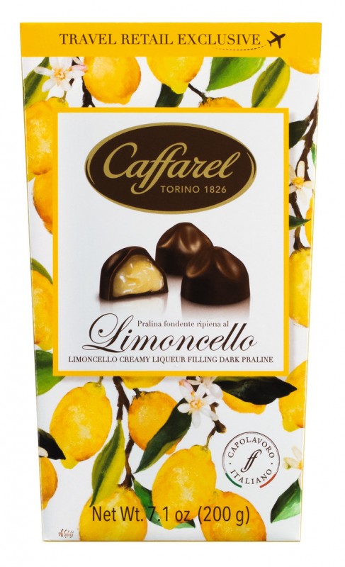 Limoncello Cornet Ballotin, Limoncello Pralinen, Packung, Caffarel - 200 g - Packung Limoncello Cornet Ballotin, Limoncello Pralinen, Packung, Caffarel - 200 g - Packung