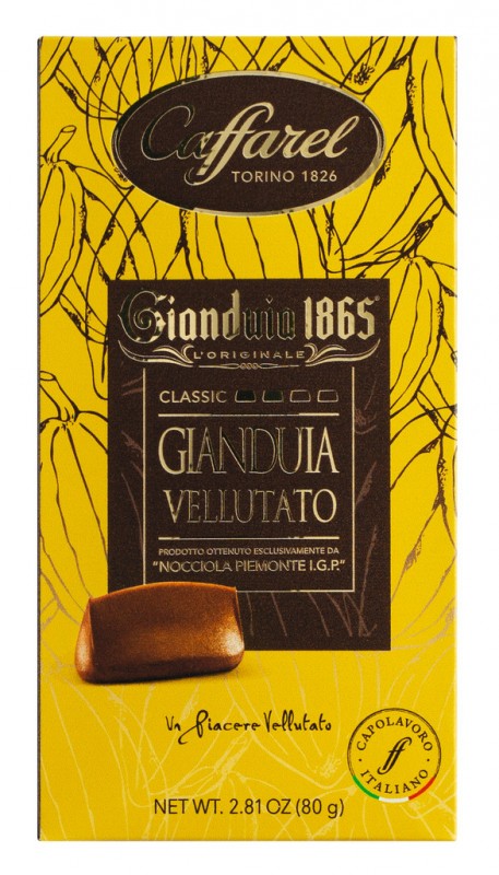 Tavolette al cioccolato gianduia, Vollmilchschokolade mit Gianduia, Display, Caffarel - 8 x 80 g - Display