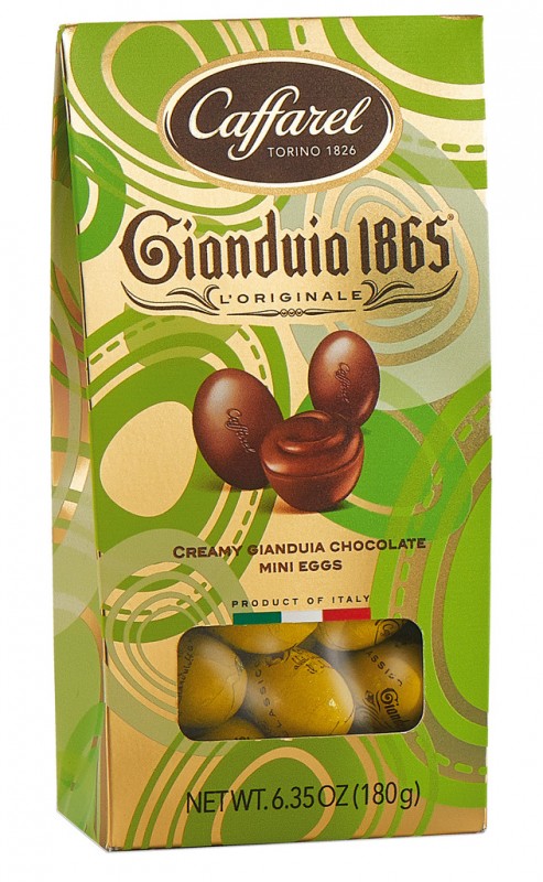 Haselnuss-Nougat-Pralinen, Geschenkpackung, Gianduia Spring Ballotin, Caffarel - 180 g - Packung Haselnuss-Nougat-Pralinen, Geschenkpackung, Gianduia Spring Ballotin, Caffarel - 180 g - Packung