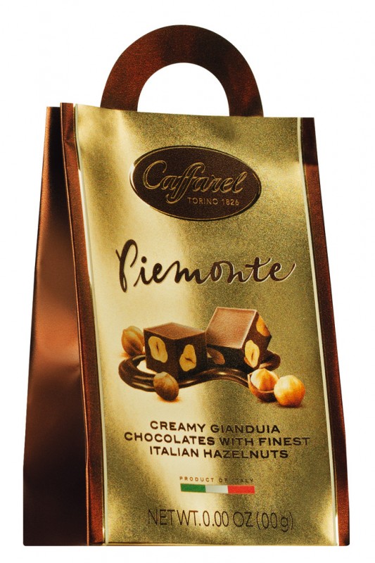 Piemonte Classico, Mini Ballotin, Haselnuss-Vollmilchpralinen mit Gianduia, Packung, Caffarel - 35 g - Packung