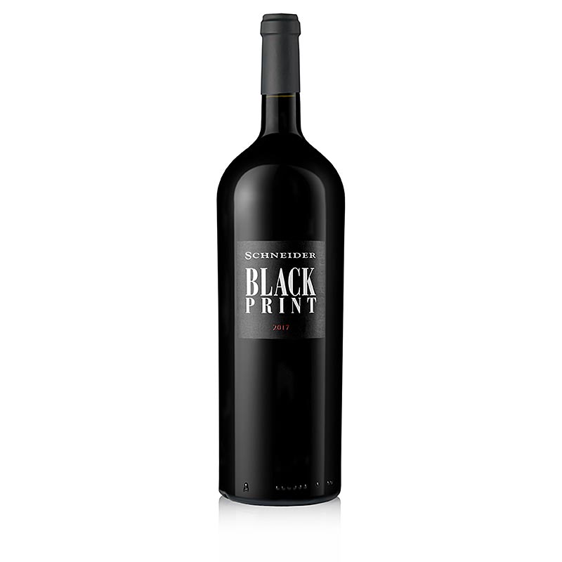 2017er Black Print, Cuvee, 14% vol., Magnum, Markus Schneider - 1,5 l - Flasche 2017er Black Print, Cuvee, 14% vol., Magnum, Markus Schneider - 1,5 l - Flasche