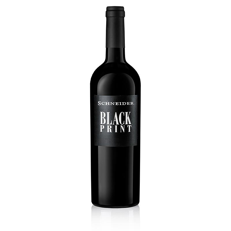 2017er Black Print, Cuvee, 14% vol., Markus Schneider - 750 ml - Flasche 2017er Black Print, Cuvee, 14% vol., Markus Schneider - 750 ml - Flasche