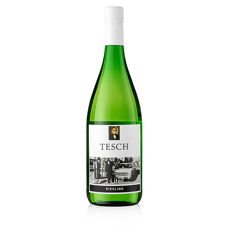 2018er Riesling, trocken, 12,5% vol., Tesch - 1 l - Flasche 2018er Riesling, trocken, 12,5% vol., Tesch - 1 l - Flasche
