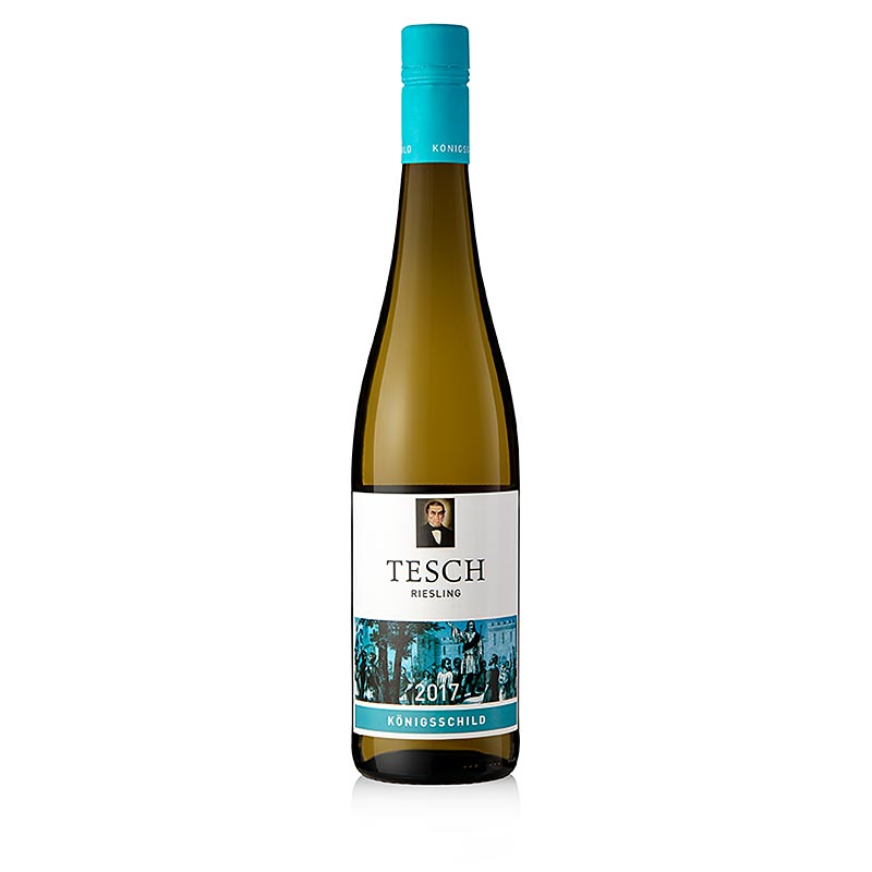 2017er Königsschild, Riesling, trocken, 12,5% vol., Tesch (blaue Kapsel) - 750 ml - Flasche 2017er Königsschild, Riesling, trocken, 12,5% vol., Tesch (blaue Kapsel) - 750 ml - Flasche