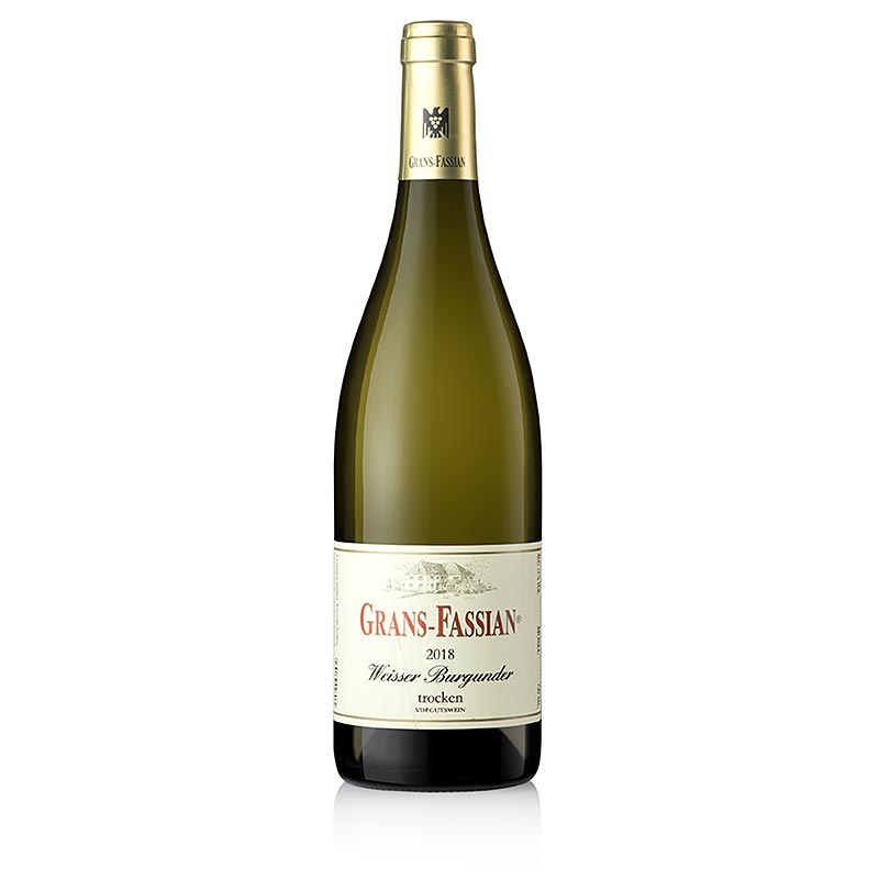 2018er Weißburgunder, trocken, 13% vol., Grans-Fassian - 750 ml - Flasche 2018er Weißburgunder, trocken, 13% vol., Grans-Fassian - 750 ml - Flasche