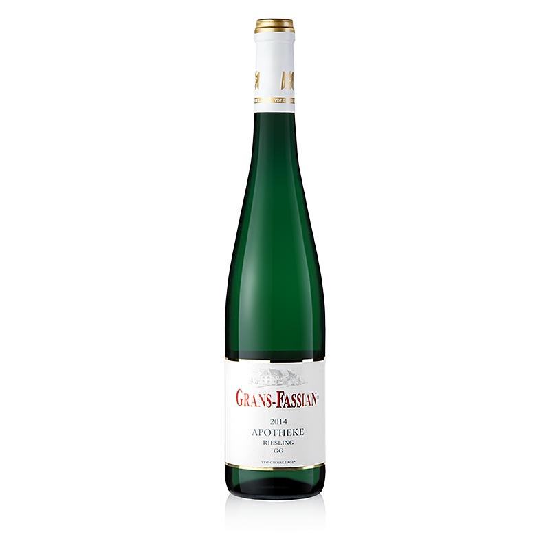 2014er Trittenheimer Apotheke Riesling, Großes Gewächs, 13% vol., Grans-Fassian - 750 ml - Flasche 2014er Trittenheimer Apotheke Riesling, Großes Gewächs, 13% vol., Grans-Fassian - 750 ml - Flasche