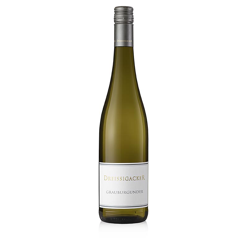 2018er Grauburgunder, trocken, 12,5% vol., Dreissigacker, BIO - 750 ml - Flasche 2018er Grauburgunder, trocken, 12,5% vol., Dreissigacker, BIO - 750 ml - Flasche