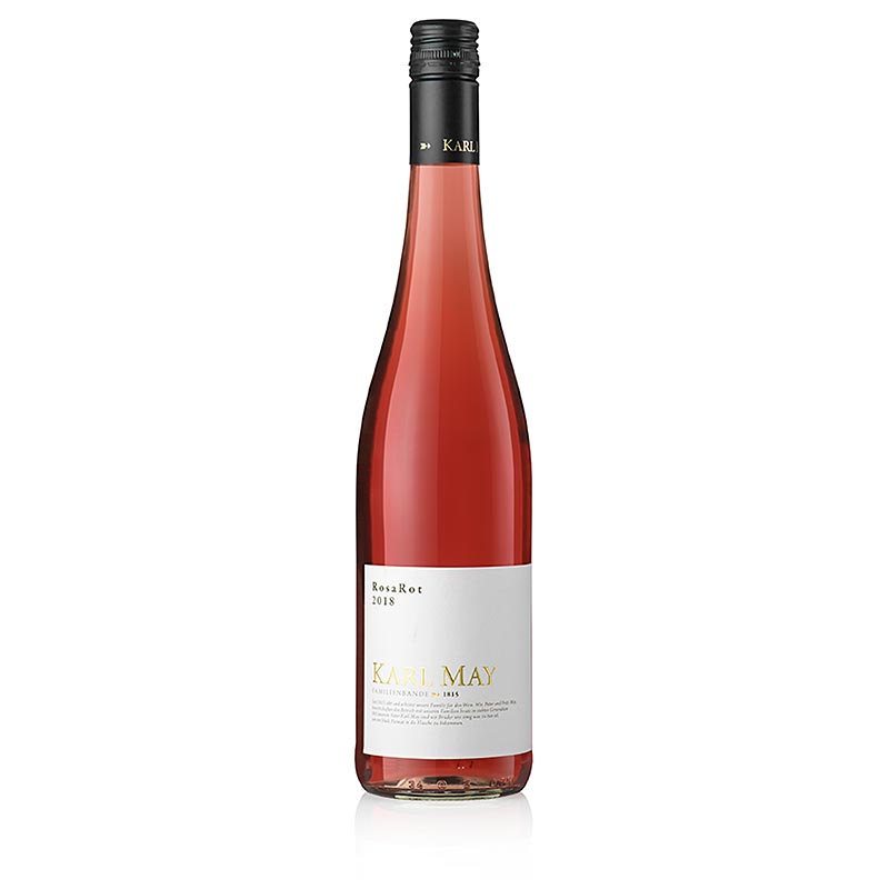 2018er Rosarot, Rose Cuvee, trocken, 12% vol., Karl May, BIO - 750 ml - Flasche 2018er Rosarot, Rose Cuvee, trocken, 12% vol., Karl May, BIO - 750 ml - Flasche