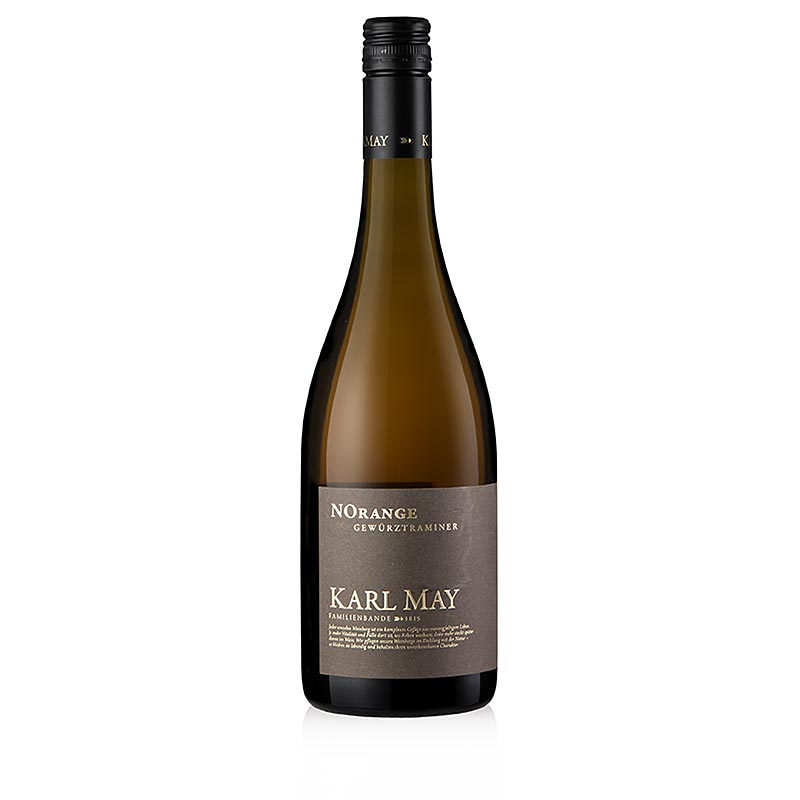 Karl May 2018 NOrange Gewürztraminer trocken Landwein Rhein 0,75l BIO - 750 ml - Flasche Karl May 2018 NOrange Gewürztraminer trocken Landwein Rhein 0,75l BIO - 750 ml - Flasche