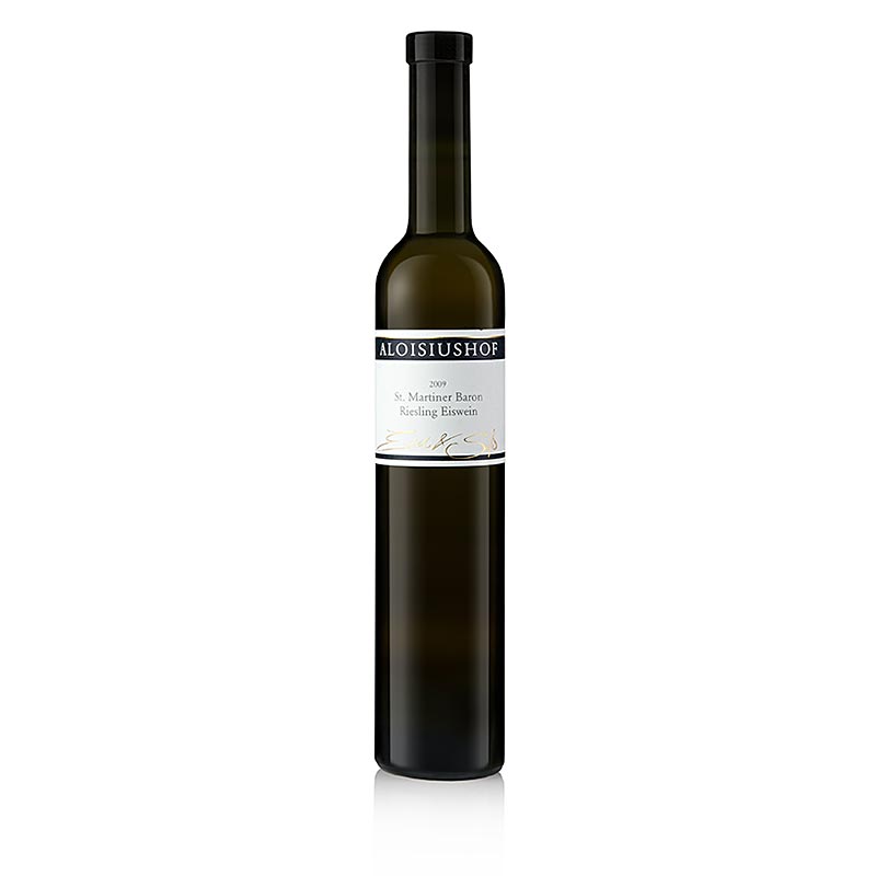 2009er St. Martiner Baron Riesling, Eiswein, süß, 7,5% vol., Aloisiushof - 500 ml - Flasche 2009er St. Martiner Baron Riesling, Eiswein, süß, 7,5% vol., Aloisiushof - 500 ml - Flasche