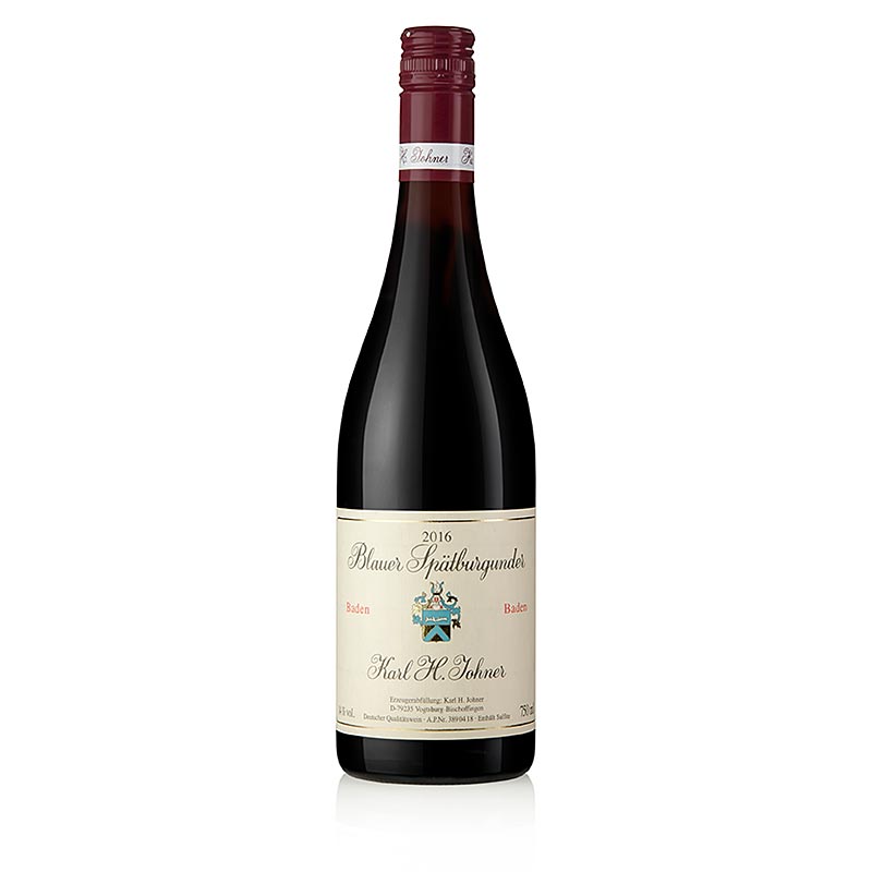 2016er Blauer Spätburgunder, Barrique, trocken, 14% vol., Johner - 750 ml - Flasche 2016er Blauer Spätburgunder, Barrique, trocken, 14% vol., Johner - 750 ml - Flasche