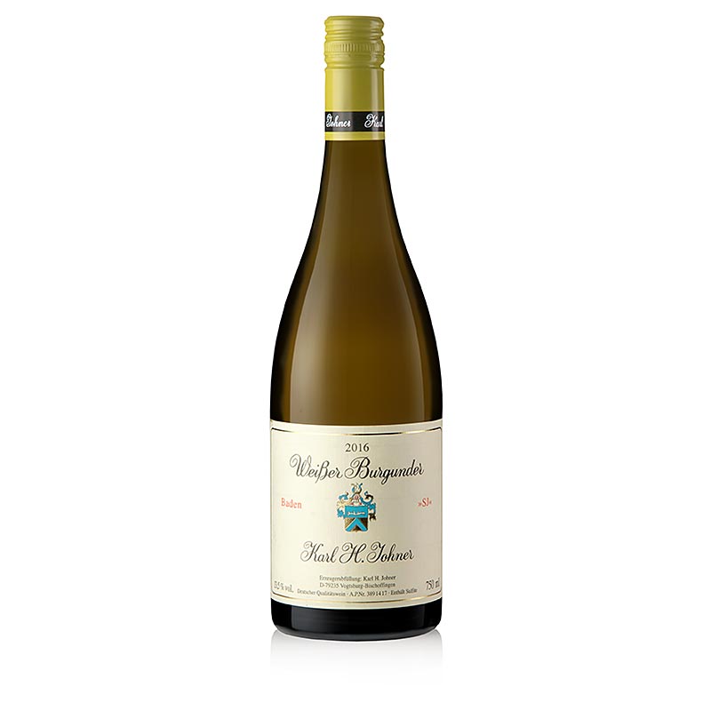 2016er Selektion, Weißburgunder, Barrique, trocken, 13,5% vol., Johner - 750 ml - Flasche 2016er Selektion, Weißburgunder, Barrique, trocken, 13,5% vol., Johner - 750 ml - Flasche